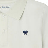 Silbon - S263021003501 – Polo verde de manga corta 100% algodón de corte regular - Niño