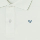 Silbon - S263021003509 – Polo verde 100% algodón de manga corta con estampado en la espalda - Niño