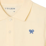 Silbon - S263021004505 – Polo amarillo de manga corta 100% algodón de corte regular - Niño