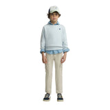 Silbon – S263021102636 – Sudadera azul 100% algodón con dibujo en la espalda y puños elásticos - Niño