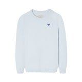 Silbon – S263021102636 – Sudadera azul 100% algodón con dibujo en la espalda y puños elásticos - Niño