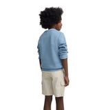 Silbon - S263021102642 – Sudadera azul de corte regular mezcla de algodón - Niño
