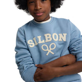 Silbon - S263021102642 – Sudadera azul de corte regular mezcla de algodón - Niño
