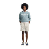 Silbon - S263021103643 – Sudadera verde de corte regular mezcla de algodón - Niño