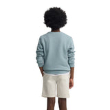 Silbon - S263021103643 – Sudadera verde de corte regular mezcla de algodón - Niño