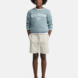 Silbon - S263021103643 – Sudadera verde de corte regular mezcla de algodón - Niño