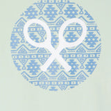 Silbon - S263021103649 – Sudadera verde claro 100% algodón con capucha y dibujo en la espalda - Niño
