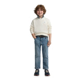 Silbon - S263021107632 – Sudadera 100% algodón color crema con dibujo en la espalda - Niño