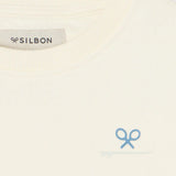 Silbon - S263021107632 – Sudadera 100% algodón color crema con dibujo en la espalda - Niño