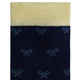 Silbon - S263022802607 – Calcetines azul marino estampados de caña media- Niño
