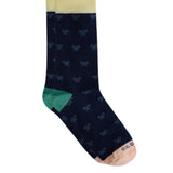 Silbon - S263022802607 – Calcetines azul marino estampados de caña media- Niño