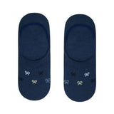 Silbon - S263022802611 – Calcetines pinky azul marino mezcla de algodón con estampado de raquetas - Niño
