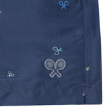 Silbon - S263023102740 – Bañador estampado azul marino con cintura ajustable y red interior - Niño