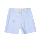 Silbon - S263023102742 – Bañador con estampado de rayas con cintura ajustable y forro - Niño