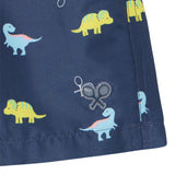 Silbon - S263023102746 – Bañador azul marino con estampado de dinosaurios y red interior - Niño