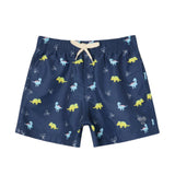 Silbon - S263023102746 – Bañador azul marino con estampado de dinosaurios y red interior - Niño