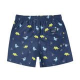 Silbon - S263023102746 – Bañador azul marino con estampado de dinosaurios y red interior - Niño