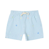 Silbon - S263023103741 – Bañador con estampado de rayas con cintura ajustable y forro - Niño