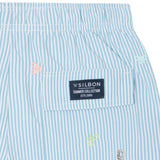 Silbon - S263023103741 – Bañador con estampado de rayas con cintura ajustable y forro - Niño