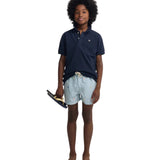 Silbon - S263023103741 – Bañador con estampado de rayas con cintura ajustable y forro - Niño