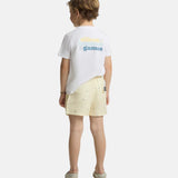 Silbon - S263023104739 – Bañador amarillo estampado con cintura ajustable y red interior - Niño