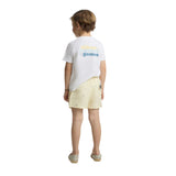 Silbon - S263023104739 – Bañador amarillo estampado con cintura ajustable y red interior - Niño