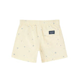 Silbon - S263023104739 – Bañador amarillo estampado con cintura ajustable y red interior - Niño