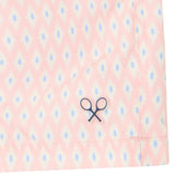 Silbon - S263023105747 – Bañador coral con estampado de mini rombos y red interior - Niño