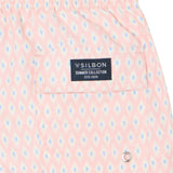 Silbon - S263023105747 – Bañador coral con estampado de mini rombos y red interior - Niño