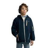 Cortavientos azul marino niño Silbon con capucha ligera kids Konestilochic