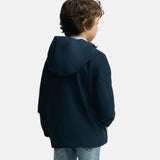 Silbon - S263070102343 – Cortavientos azul con capucha y cierre con cremallera - Niño