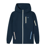 Silbon - S263070102343 – Cortavientos azul con capucha y cierre con cremallera - Niño