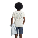 Silbon - S263070401252 – Camiseta de manga corta 100% algodón con dibujo en la espalda - Niño