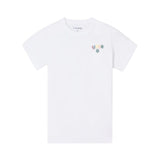Silbon - S263070401258 – Camiseta blanca de manga corta con estampado trasero - Niño