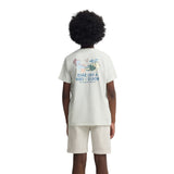 Silbon - S263070403255 – Camiseta verde de manga corta con dibujo en la espalda - Niño