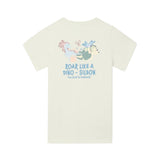 Silbon - S263070403255 – Camiseta verde de manga corta con dibujo en la espalda - Niño