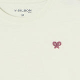 Silbon - S263070403255 – Camiseta verde de manga corta con dibujo en la espalda - Niño