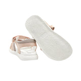 T1A2332360569302-Sandalia rosa con velcro Tommy Hilfiger para niña