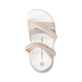 T1A2332360569302-Sandalia rosa con velcro Tommy Hilfiger para niña