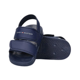 Tommy Hilfiger - T1X2339131172800 – Sandalias azules con velcro – Unisex niños pequeños