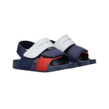 Tommy Hilfiger - T1X2339131172Y019 – Sandalias azules con velcro – Unisex niños pequeños