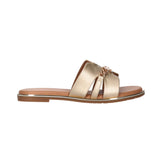 T3A2332501372514-Chanclas color platino Tommy Hilfiger para chica