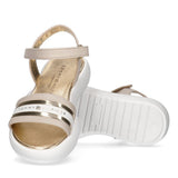 T4A2332450371500-Sandalias beige Tommy Hilfiger para niña