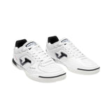 Joma - Top Flex 26 Indoor TOPW2602IN - Zapatillas de fútbol sala blancas con empeine de piel - Unisex niños
