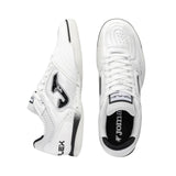 Joma - Top Flex 26 Indoor TOPW2602IN - Zapatillas de fútbol sala blancas con empeine de piel - Unisex niños