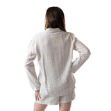 System Action - V25CA421_2 - Camisa oversize de rayas de manga larga - Mujer