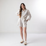 System Action - V25CA421_2 - Camisa oversize de rayas de manga larga - Mujer