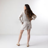 System Action - V25CA421_2 - Camisa oversize de rayas de manga larga - Mujer