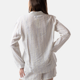 System Action - V25CA421_2 - Camisa oversize de rayas de manga larga - Mujer