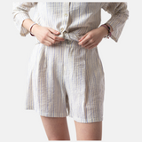 System Action - V25CA421_2 - Camisa oversize de rayas de manga larga - Mujer